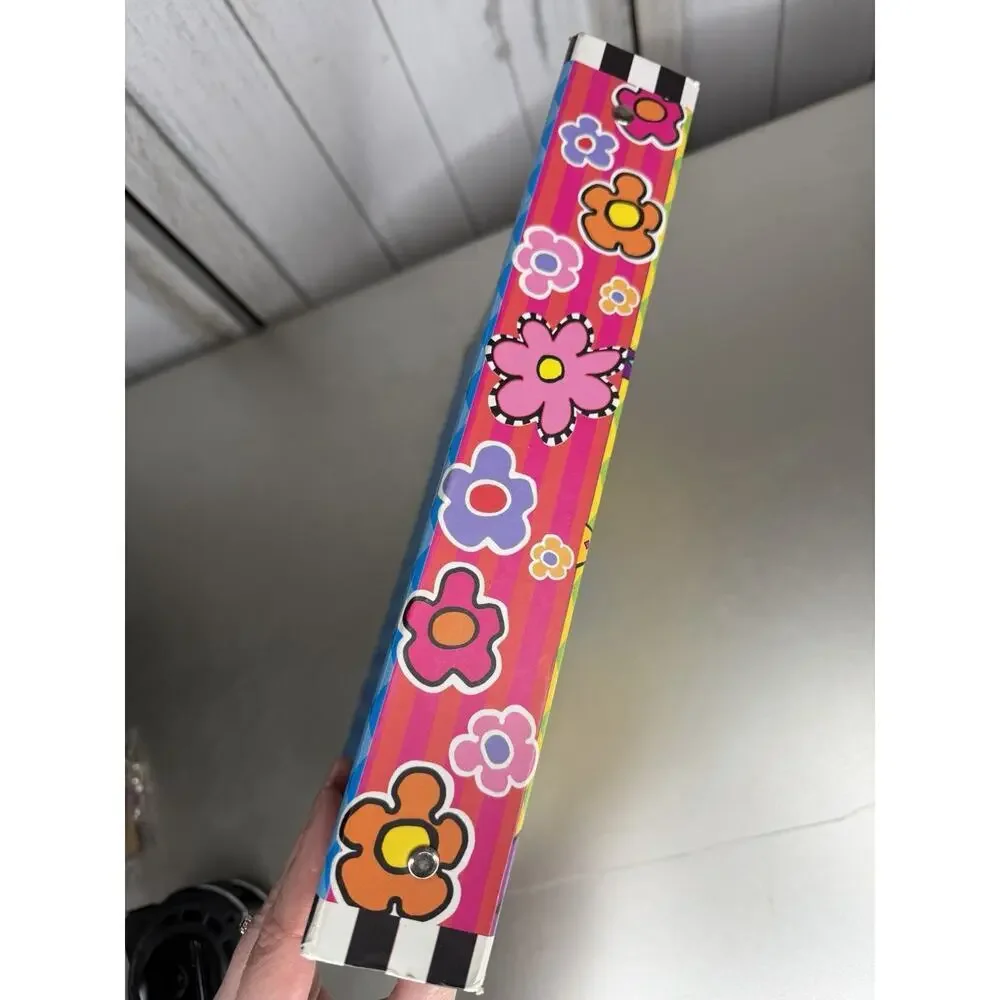 Vintage Y2K “It’s A Girls World” 3 Ring Binder By 2 Grrrls Organizer Colorful